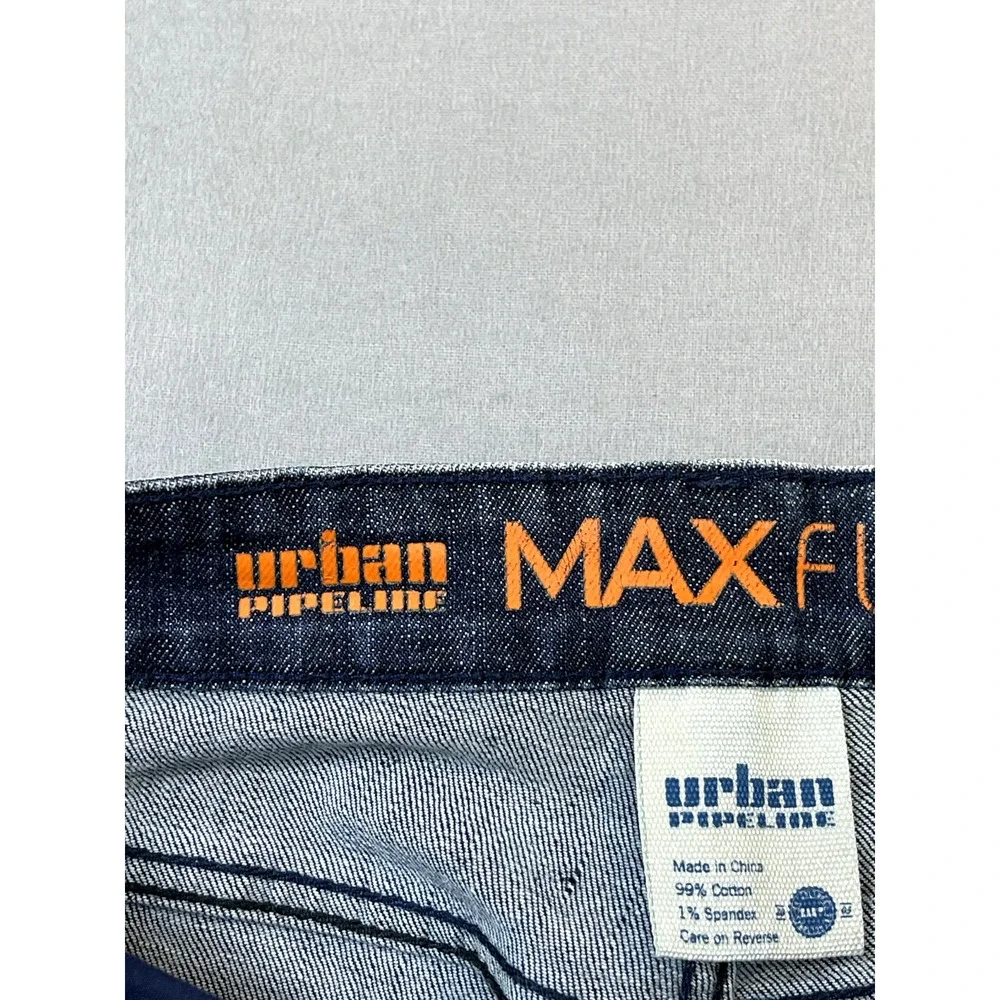 Ubran Pipeline Jeans Men's 32x31 Slim Fade Wash‎ Max Flex Cotton